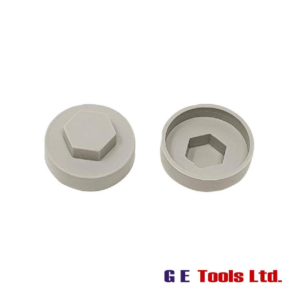 ForgeFix TechFast Cover Cap Goosewing Grey 16mm (Pack 100) ForgeFix TechFast Cover Cap Goosewing Grey 16mm (Pack 100)