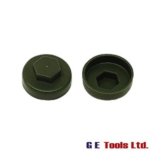 ForgeFix TechFast Cover Cap Olive Green 16mm (Pack 100)