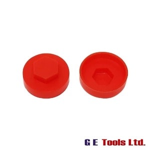 ForgeFix TechFast Cover Cap Poppy Red 19mm (Pack 100) ForgeFix TechFast Cover Cap Poppy Red 19mm (Pack 100)