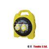 Faithfull Tools Semi-Enclosed Cable Reel 110V 16A 2-Socket 15m (1.5mm Cable)