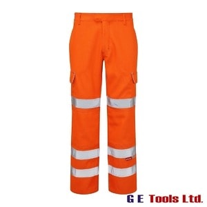 Pulsar PRARC07 FR-AST-ARC High Visibility Combat Trousers Orange Pulsar PRARC07 FR-AST-ARC High Visibility Combat Trousers Orange
