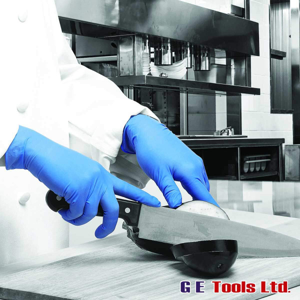 PH Bodyguards GL890 Blue Nitrile Examination Glove (100 Pack)