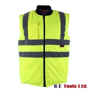 High-Visibility Body Warmer Yellow