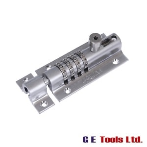 Squire CombiBolt 4 Re-Codable Locking Bolt Chrome 120mm