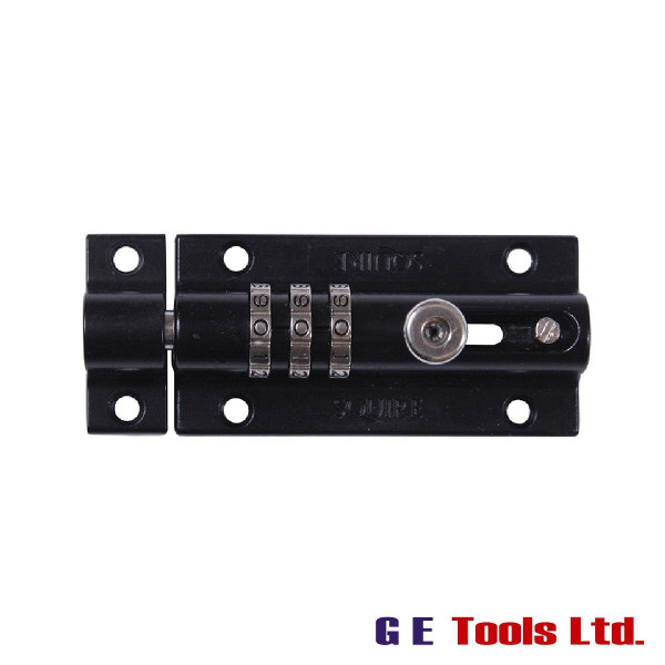 Squire CombiBolt 3 Re-Codable Locking Bolt Black 92mm
