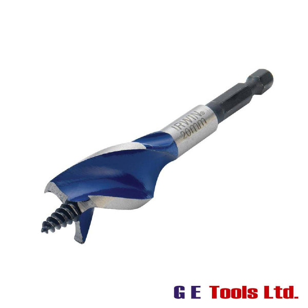 Irwin Blue Groove 6X Stubby Wood Bit 20 x 100mm
