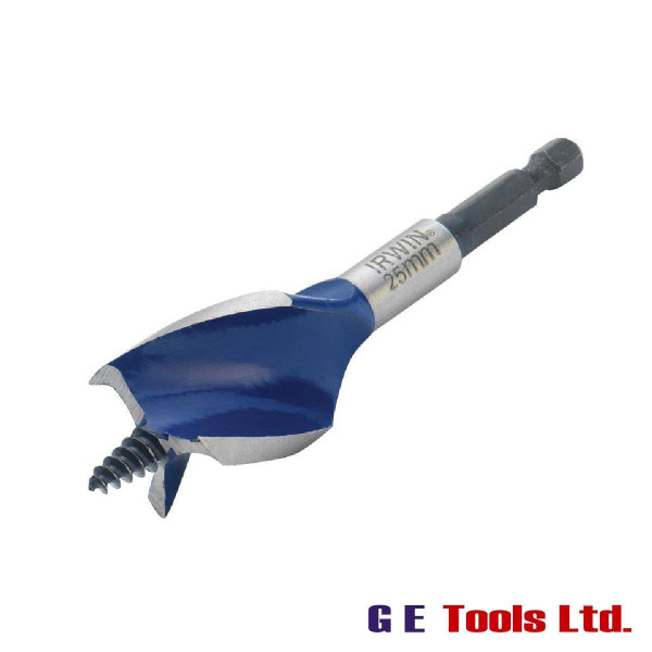 Irwin Blue Groove 6X Stubby Wood Bit 25 x 100mm Irwin Blue Groove 6X Stubby Wood Bit 25 x 100mm