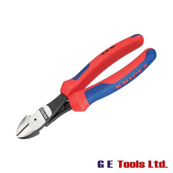 Knipex High Leverage Diagonal Cutters Multi-Component Grip 160mm (6.1/4in) Knipex High Leverage Diagonal Cutters Multi-Component Grip 160mm (6.1/4in)