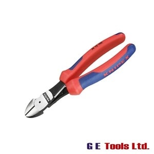 Knipex High Leverage Diagonal Cutters Multi-Component Grip with Spring 180mm (7in)