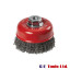KWB Crimped Steel Cup Brush 100mm M14
