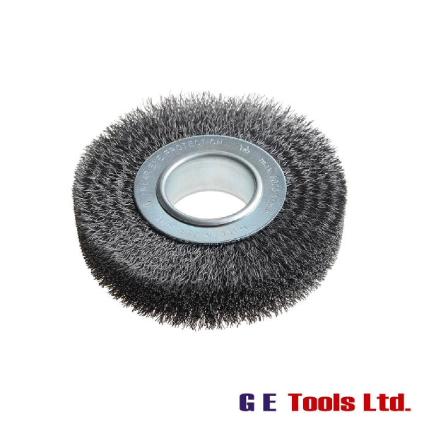 Lessmann Wheel Brush D125mm x W29-31 x 40 Bore Set 2 Steel Wire 0.30