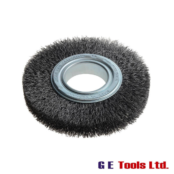 Lessmann Wheel Brush D150mm x W23-25 x 50 Bore Set 3 Steel Wire 0.30