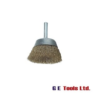 Lessmann DIY Cup Brush with Shank 50mm, 0.25 Brass Wire Lessmann DIY Cup Brush with Shank 50mm, 0.25 Brass Wire