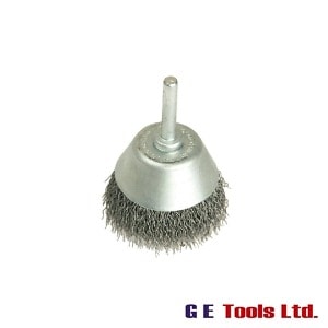 Lessmann Cup Brush with Shank D70mm x H25, 0.30 Steel Wire Lessmann Cup Brush with Shank D70mm x H25, 0.30 Steel Wire