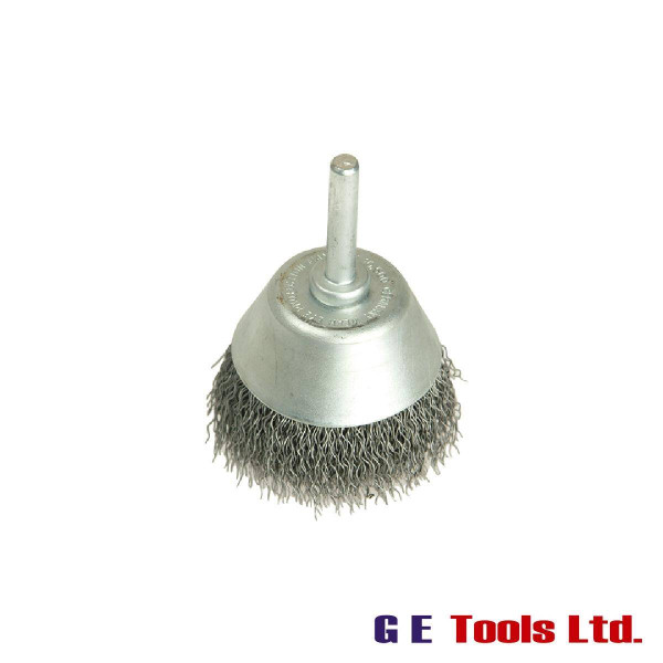 Lessmann Cup Brush with Shank D50mm x H20mm, 0.30 Steel Wire Lessmann Cup Brush with Shank D50mm x H20mm, 0.30 Steel Wire