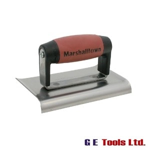 Marshalltown M136D Cement Edger Curved End DuraSoft® Handle 6 x 3in