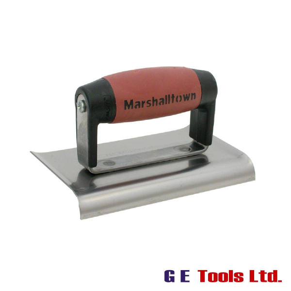 Marshalltown M136D Cement Edger Curved End DuraSoft® Handle 6 x 3in Marshalltown M136D Cement Edger Curved End DuraSoft® Handle 6 x 3in