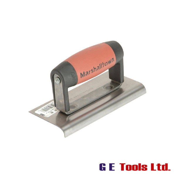 Marshalltown M36D Cement Edger Straight End DuraSoft® Handle 6 x 3in