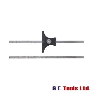 Moore & Wright Reversible Base Depth Gauge Metric/Imperial 0-6in Moore & Wright Reversible Base Depth Gauge Metric/Imperial 0-6in