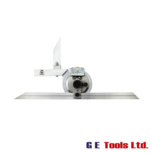 Moore & Wright MW500-01 Universal 360° Bevel Protractor with 150/300mm Blades
