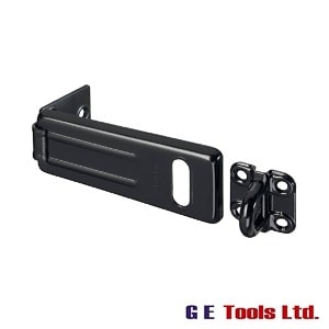 Master Lock Wrought Steel Hasp Matt Black 115mm
