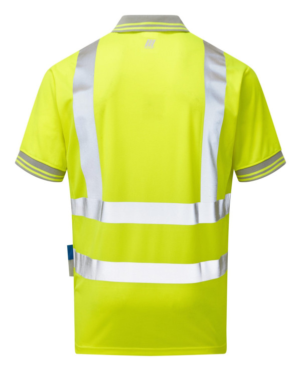 Pulsar P175 High Visibility Short Sleeve Polo Shirt Yellow