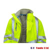 Pulsar P187 High Visibility Padded Storm Coat Yellow