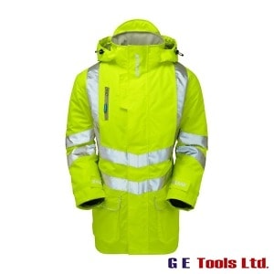 Pulsar P187 High Visibility Padded Storm Coat Yellow