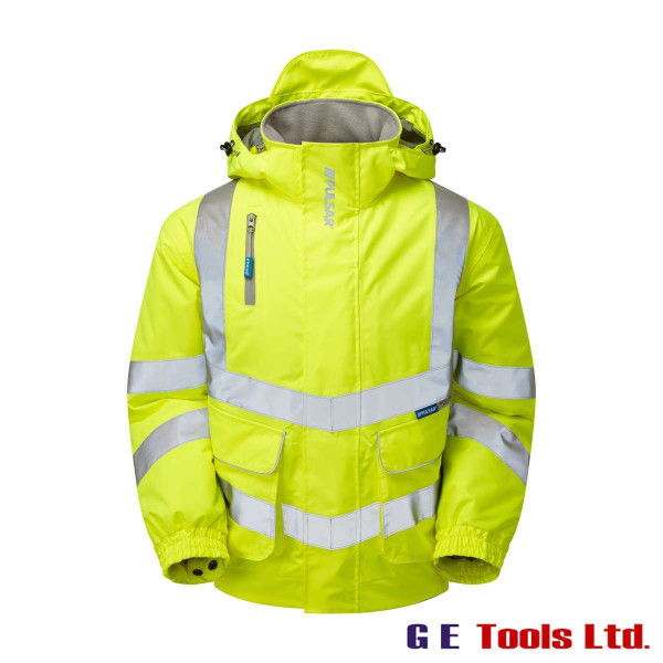 Pulsar P191 High Visibility Padded Bomber Jacket Yellow