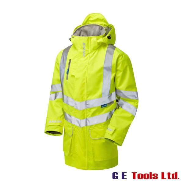 Pulsar P421 “R” High Visibility Waterproof Unlined Storm Coat Yellow