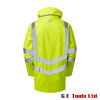 Pulsar P421 “R” High Visibility Waterproof Unlined Storm Coat Yellow