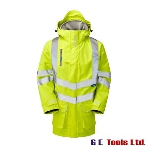Pulsar P421 “R” High Visibility Waterproof Unlined Storm Coat Yellow