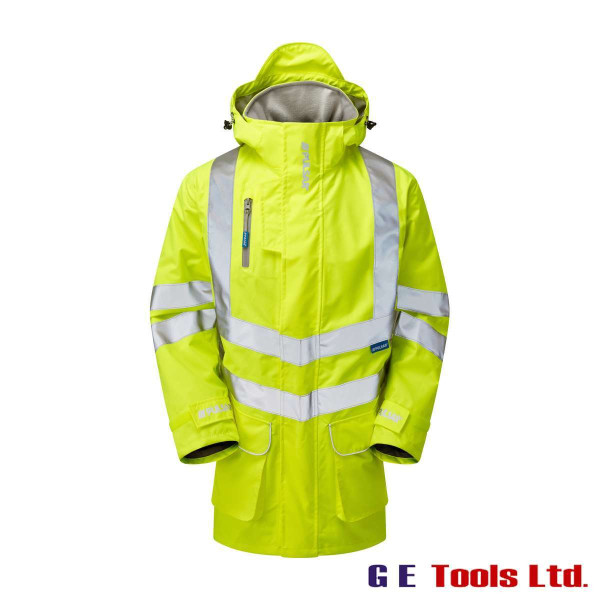 Pulsar P421 “R” High Visibility Waterproof Unlined Storm Coat Yellow