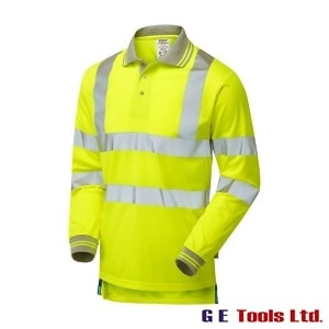 Pulsar P458 High Visibility Long Sleeve Polo Shirt Yellow Pulsar P458 High Visibility Long Sleeve Polo Shirt Yellow