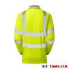 Pulsar P458 High Visibility Long Sleeve Polo Shirt Yellow