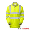 Pulsar P458 High Visibility Long Sleeve Polo Shirt Yellow