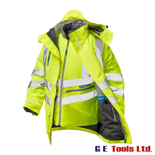 Pulsar P487 7-in-1 Storm Coat High Visibility Yellow