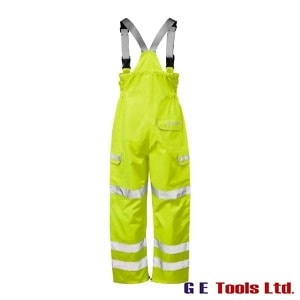 Pulsar P521 High Visibility Wateproof Salopettes Yellow