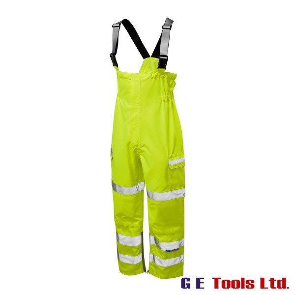 Pulsar P521 High Visibility Wateproof Salopettes Yellow