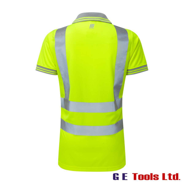 Pulsar P700 Women’s High Visibility Short Sleeve Polo Shirt Yellow