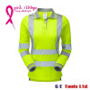 Pulsar P702 Women’s High Visibility Long Sleeve Polo Shirt Yellow