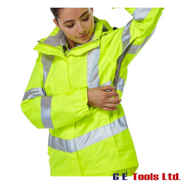 Pulsar P704 Women’s High Visibility Unlined Storm Coat Yellow
