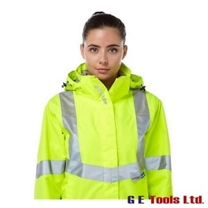 Pulsar P704 Women’s High Visibility Unlined Storm Coat Yellow