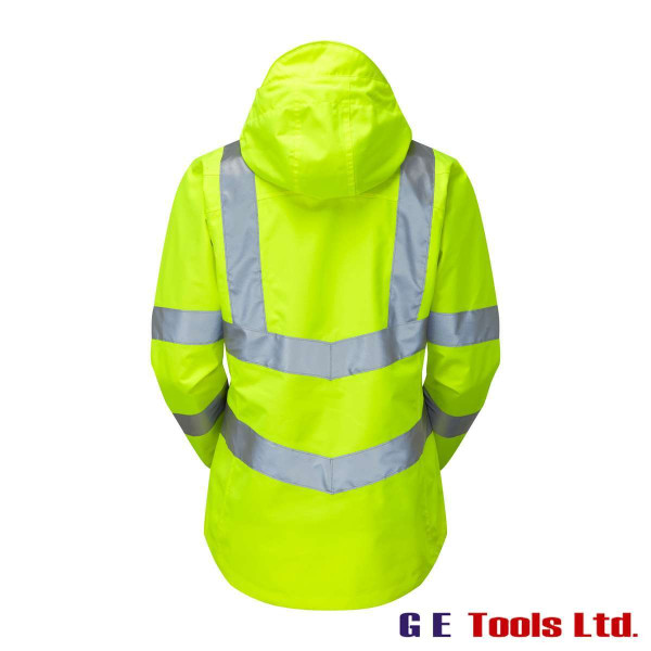 Pulsar P704 Women’s High Visibility Unlined Storm Coat Yellow