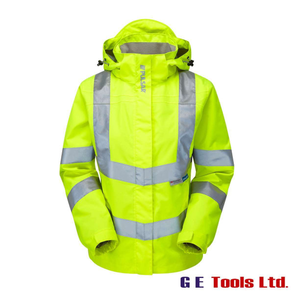 Pulsar P704 Women’s High Visibility Unlined Storm Coat Yellow
