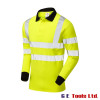 Pulsar PARC21 FR-AST-ARC High Visibility Long Sleeve Polo Shirt Yellow