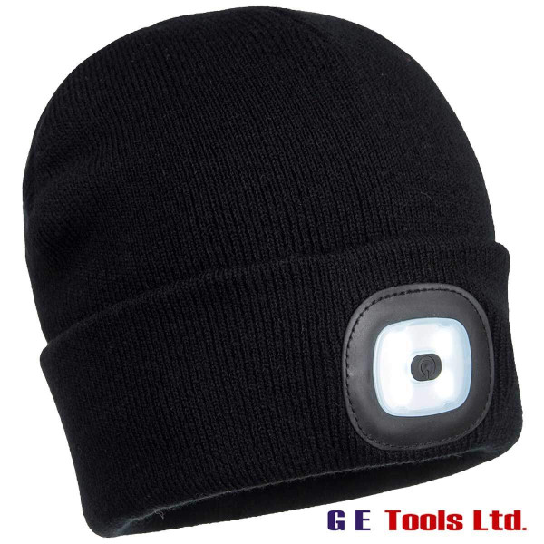 Portwest B029 Rechargeable USB Head Light Beanie