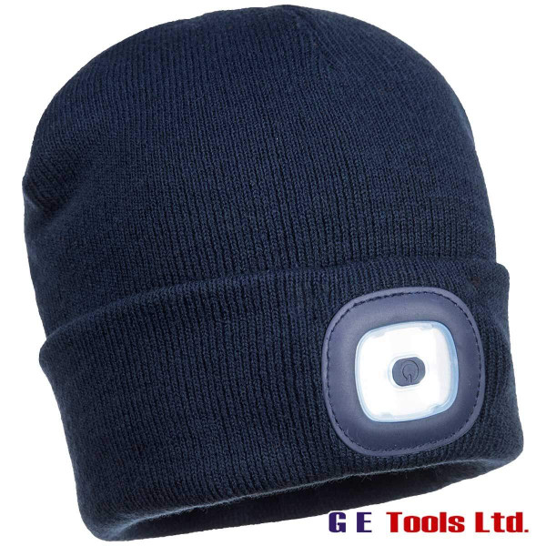 Portwest B029 Rechargeable USB Head Light Beanie