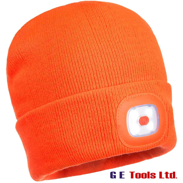 Portwest B029 Rechargeable USB Head Light Beanie