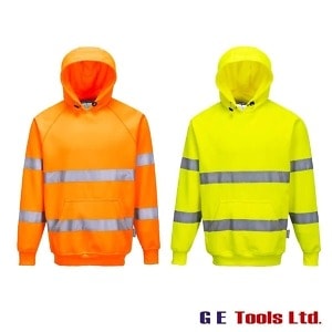 Portwest B304 Hi-Vis Hooded Sweatshirt Portwest B304 Hi-Vis Hooded Sweatshirt